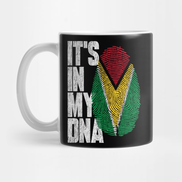 It's In My DNA Guyanese Shirt Proud Hispanic Gift Guyana Flag by heart teeshirt